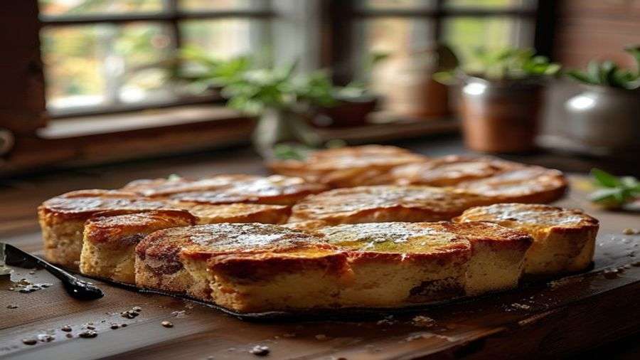 Step 3 — Bake and glaze in the morning