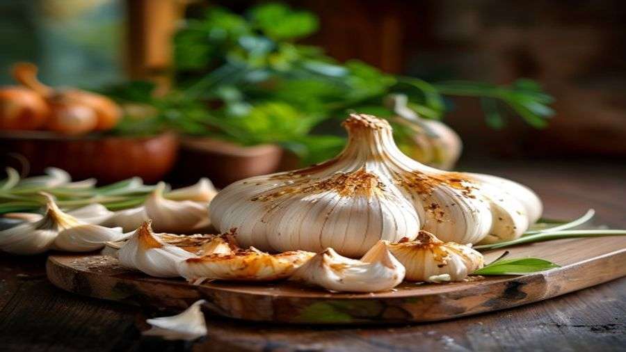 Step 1 — Roast the garlic